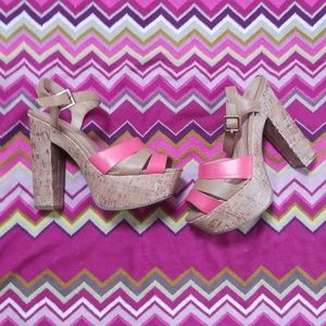 🌹LAUREN CONRAD🌹 platform Cork sandals